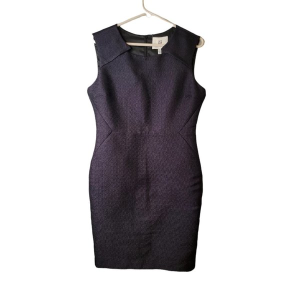 AG Phillips Size 12 Beverly Dress Navy Blue Sheath Sleeveless - Picture 1 of 5